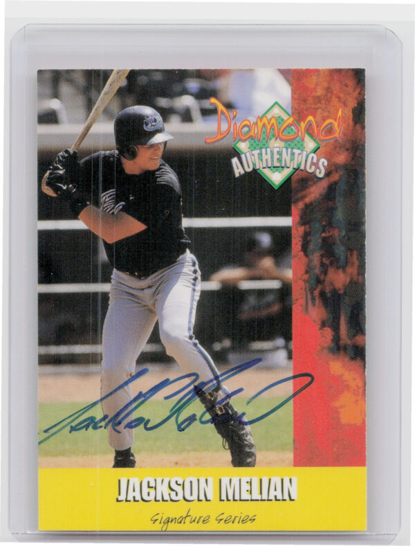 2000 Diamond Authentics Autographs Jackson Melian #MS4 Bats Magnificent 7 Autogr