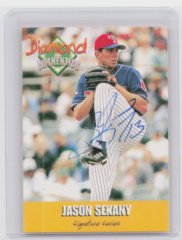 2000 Diamond Authentics Autographs Jason Sekany AU SN3250 #23 Thunder