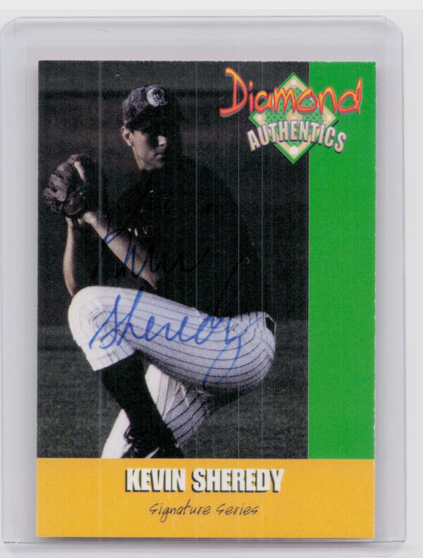 2000 Diamond Authentics Autographs Kevin Sheredy AU SN3250 #15 Cannons