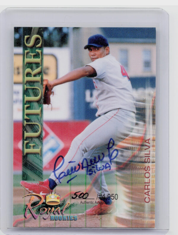 2000 Royal Rookies Futures Carlos Silva AU SN4950 #11 Phillies Autographs