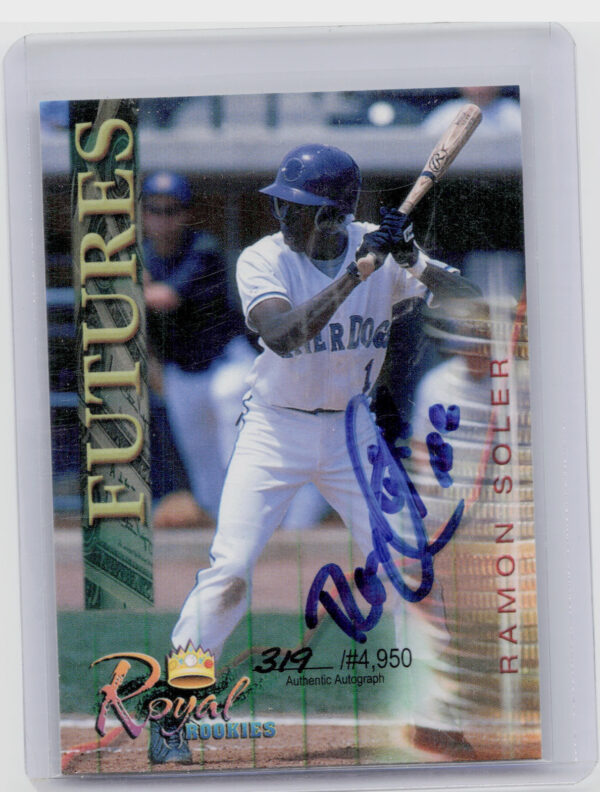 2000 Royal Rookies Futures Ramon Soler AU SN4950 #1 RiverDogs Autographs