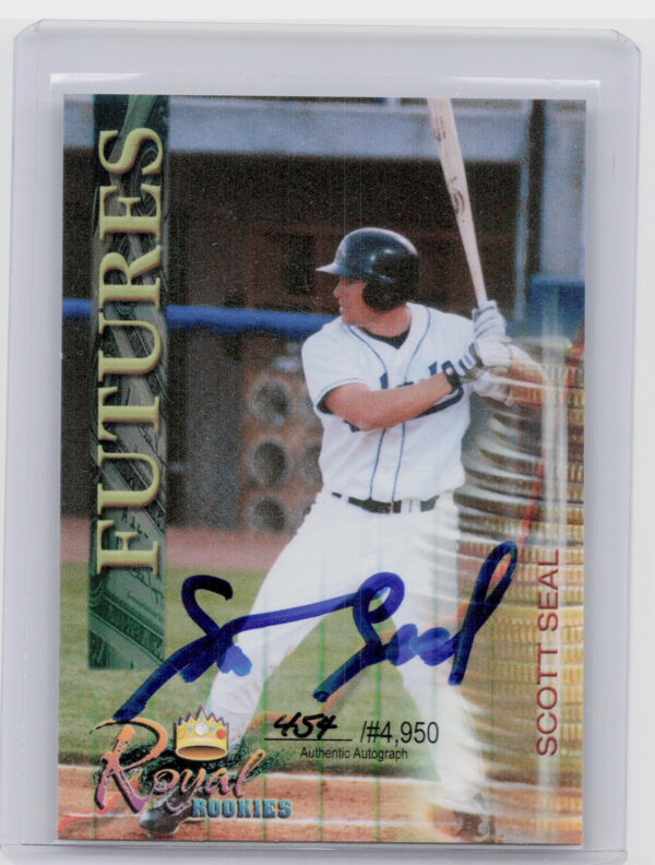 2000 Royal Rookies Futures Scott Seal AU SN4950 #27 Avalanche Autographs