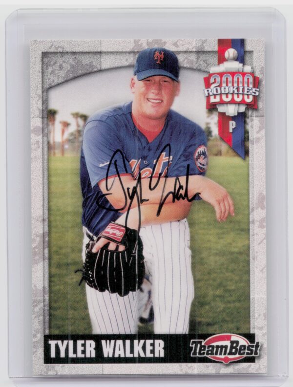 2000 Team Best Rookies Tyler Walker AU #NNO Mets Autographs