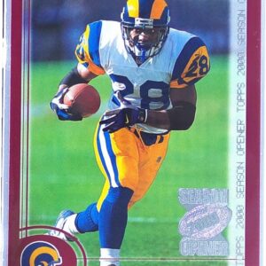 2000 Topps Season Opener Marshall Faulk #67 Rams
