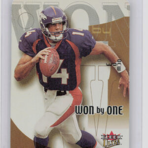 2000 Ultra Brian Griese #9 WO Broncos Won by One