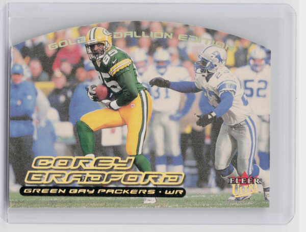 2000 Ultra Corey Bradford Gold Medallion #116G Packers