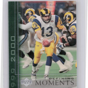 2000 Upper Deck Legends Kurt Warner #DM9 Rams Defining Moments