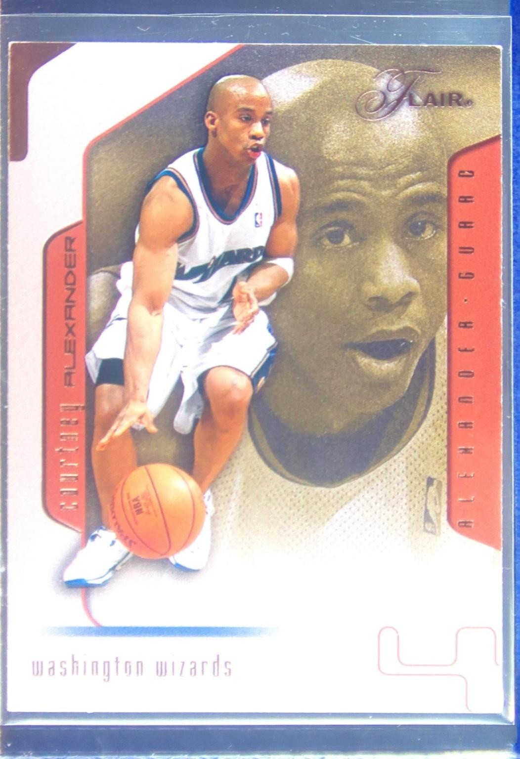 2001-02 Flair Courtney Alexander #61 Wizards