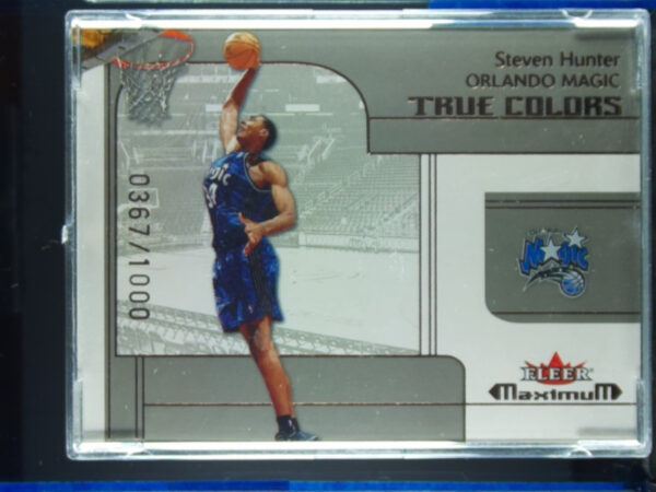 2001-02 Fleer Maximum Steven Hunter RC SN1000 #202 Magic
