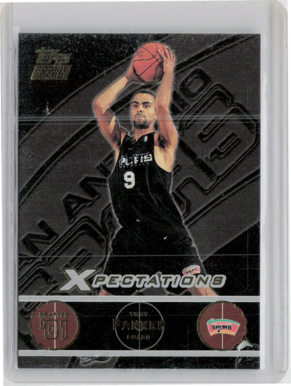 2001-02 Topps Xpectations Tony Parker #127 Spurs