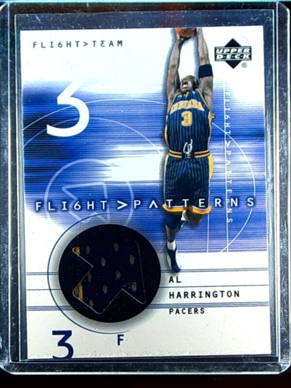 2001-02 Upper Deck Flight Team Al Harrington JSY #AL Pacers Flight Patterns