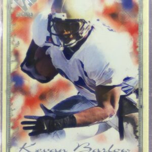 2001 Pacific Private Stock Kevan Barlow Silver Framed /99 RC #163 49ers