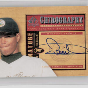 2001 SP Top Prospects Ramon Santiago AU #RS Whitecaps Chirography