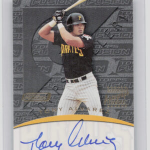 2001 Topps Fusion Tony Alvarez AU #FA35 Pirates Autographs