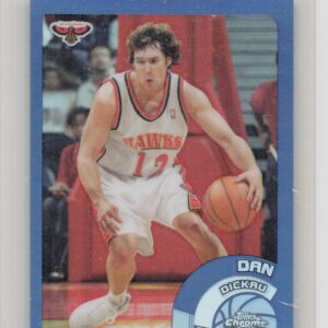 2002-03 Topps Chrome Dan Dickau Refractors #131 Hawks