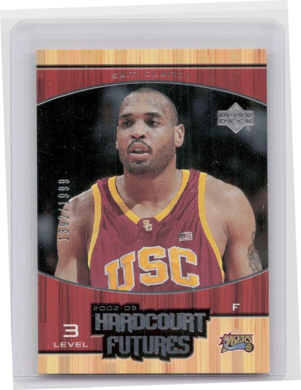 2002-03 Upper Deck Hardcourt Sam Clancy RC SN1999 #96 76ers