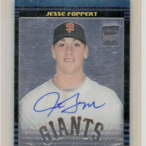 2002 Bowman Chrome Jesse Foppert AU RC #395 Giants