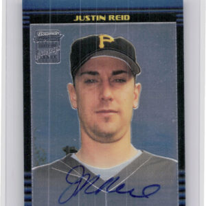 2002 Bowman Chrome Justin Reid AU RC #387 Pirates