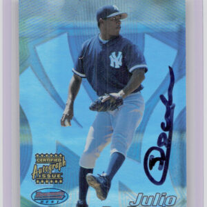 2002 Bowman's Best Julio DePaula AU RC #166 Yankees