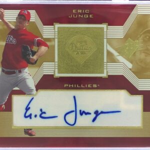 2002 SPx Eric Junge Auto RC #136 Phillies