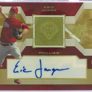 2002 SPx Eric Junge Auto RC #136 Phillies