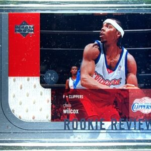 2003-04 Upper Deck Chris Wilcox JSY #RR-CW Clippers Rookie Review Jerseys
