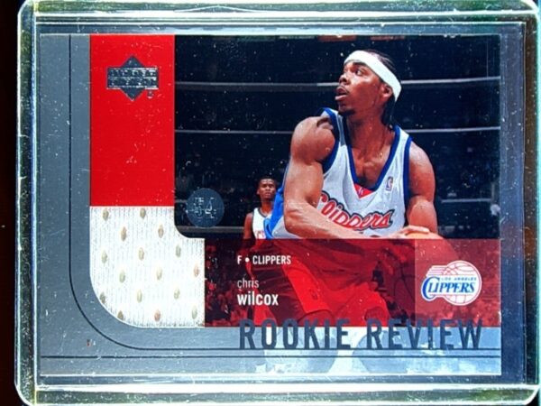 2003-04 Upper Deck Chris Wilcox JSY #RR-CW Clippers Rookie Review Jerseys
