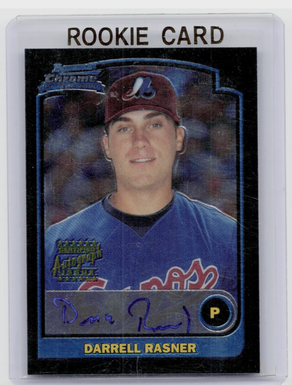 2003 Bowman Chrome Darrell Rasner AU RC #350 Expos
