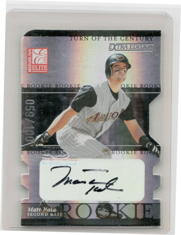 2003 Donruss/Leaf/Playoff (DLP) Rookies & Traded Matt Kata 2003 Donruss Elite Ex