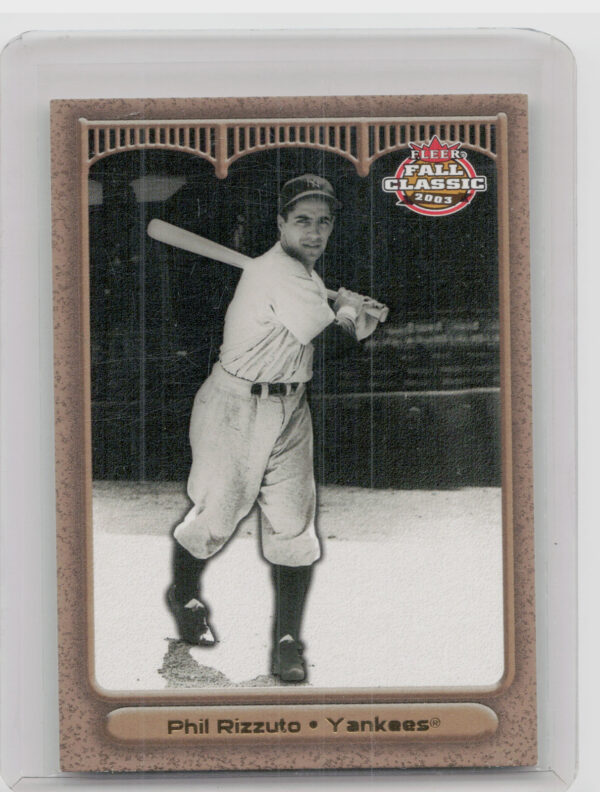 2003 Fleer Fall Classic Phil Rizzuto Championship Gold SN50 #23 Yankees
