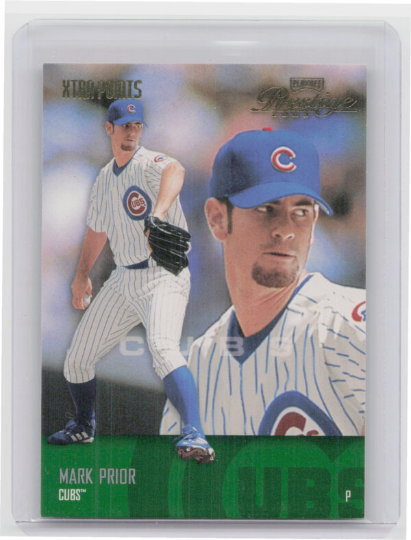 2003 Playoff Prestige Mark Prior Xtra Points Green SN150 #107 Cubs