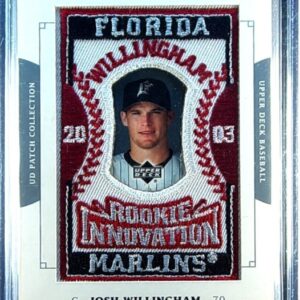 2003 UD Patch Collection Josh Willingham RC #158 Marlins