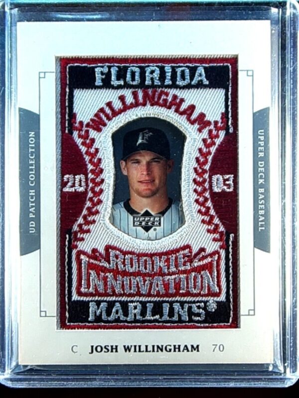 2003 UD Patch Collection Josh Willingham RC #158 Marlins