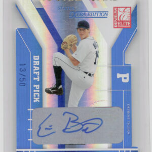 2004 Donruss Elite Extra Edition Eric Beattie AU SN50 #322 Tigers Signature Stat
