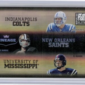 2004 Donruss Elite Peyton Manning / Archie Manning / Eli Manning #L-3 Rebels Lin