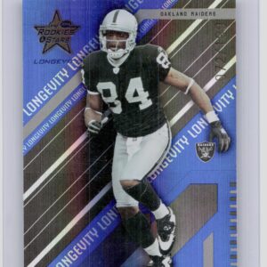 2004 Leaf Rookies & Stars Longevity Jerry Porter Sapphire /199 #66 Raiders