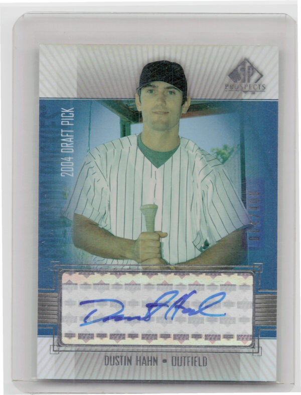 2004 SP Prospects Dustin Hahn AU SN400 #HA Rockies Autograph Bonus