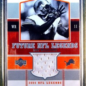 2004 Upper Deck Legends Roy Williams JSY #FL-RW Lions Future Legends Jersey