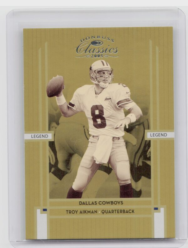 2005 Donruss Classics Troy Aikman /1000 #119 Cowboys
