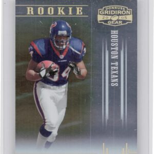 2005 Donruss Gridiron Gear Vernand Morency Gold Holofoil /100 #128 Texans