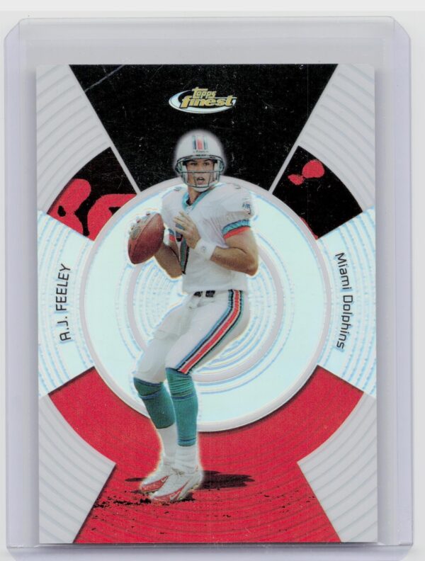 2005 Finest A.J. Feeley Refractor /399 #23 Dolphins