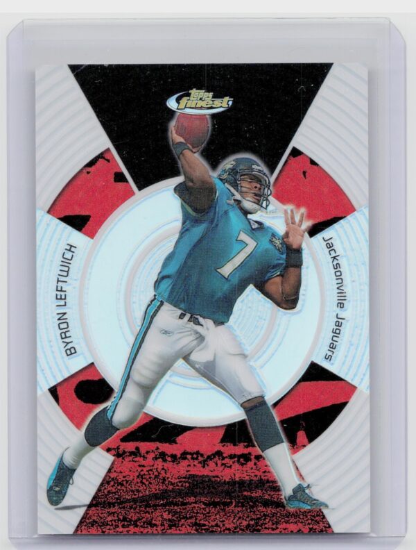 2005 Finest Byron Leftwich Refractors /399 #14 Jaguars