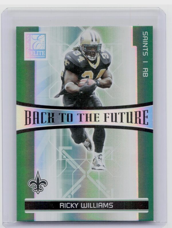 2006 Donruss Elite Ricky Williams / Deuce McAllister /1000 #BTF-25 Saints Green