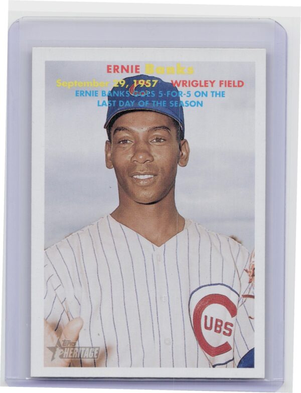 2006 Heritage Ernie Banks #FB-EB Cubs Flashbacks