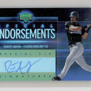 2006 Upper Deck Special F/X Robert Andino AU #SE-AN Marlins Special Endorsements
