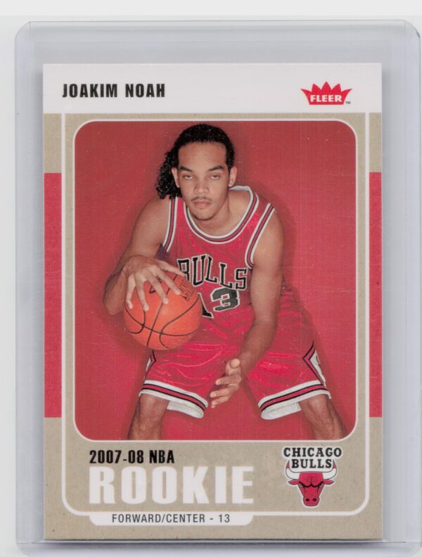 2007-08 Fleer Joakim Noah RC #222 Bulls