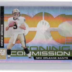 2007 Donruss Elite Drew Brees /1000 #ZC-2 Saints Zoning Commission Gold