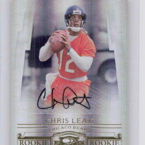2007 Donruss Threads Chris Leak AU SN299 RC #237 Bears