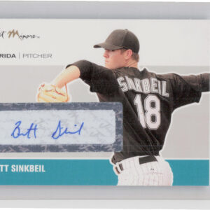2007 Just Autographs Brett Sinkbeil AU #JA-45 Marlins Signatures