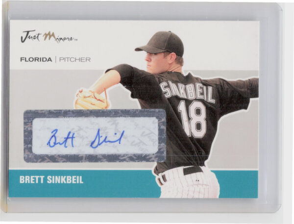 2007 Just Autographs Brett Sinkbeil AU #JA-45 Marlins Signatures